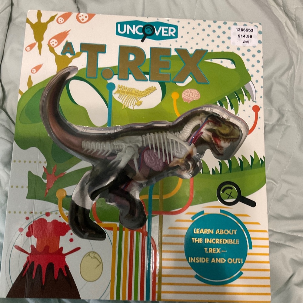T-Rex book with model